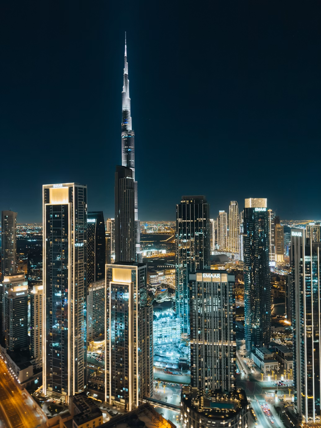 Dubai at night